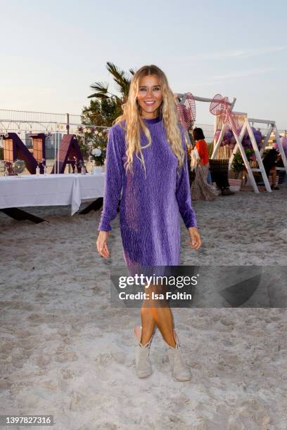 Laura Karasek during the LASCANA Beach Club powered by Sky & Sand Season Opening on May 17, 2022 in Hamburg, Germany.