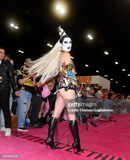 Gottmik attends RuPaul's DragCon at Los Angeles Convention Center on May 13, 2022 in Los Angeles, California.