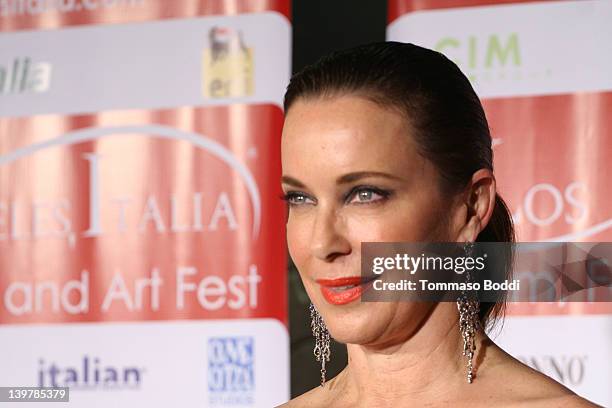 Actress Clarissa Burt attends the 7th Annual Italia Film, Fashion & Art Festival Pre-Oscar celebration held at the Mann's 6 Theatre on February 24,...