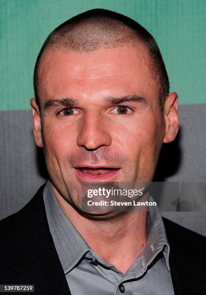 Television personality Stephen Dunlevy arrives for a night at the