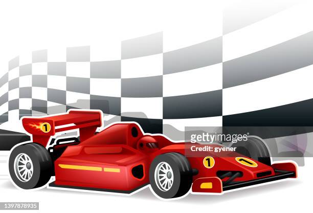 ziellinie - - race car driver stock-grafiken, -clipart, -cartoons und -symbole