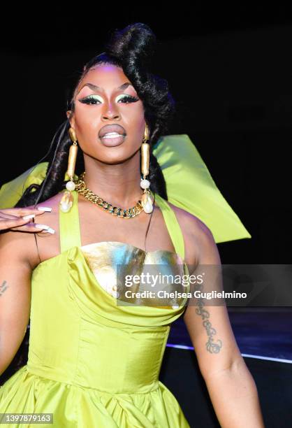 Shea Couleé attends RuPaul's DragCon at Los Angeles Convention Center on May 13, 2022 in Los Angeles, California.