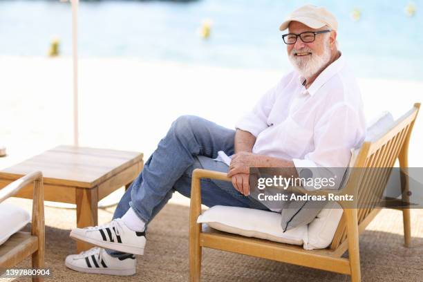 Director Rob Reiner attends the photocall of "This Is Spinal Tap" during the 75th annual Cannes film festival at Majestic Beach on May 18, 2022 in...