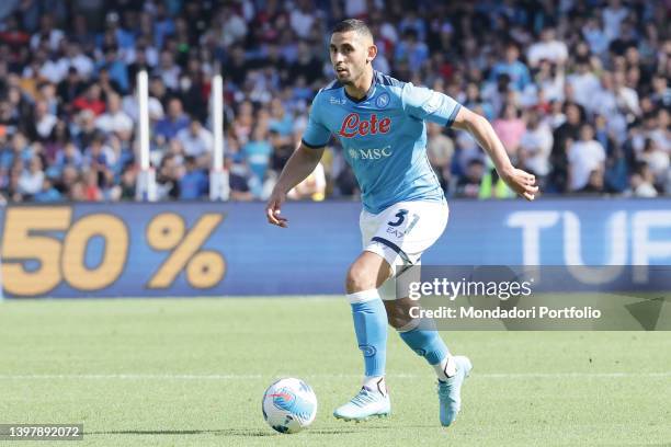 Faouzi Ghoulam of SSC Napoli during the Serie A football match between SSC Napoli and Genoa CFC at Diego Armando Maradona stadium in Napoli , May...