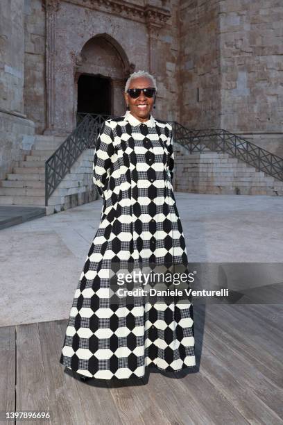 Bethann Hardison is seen at Gucci Cosmogonie - Castel Del Monte - Front Row on May 16, 2022 in Andria, Italy.