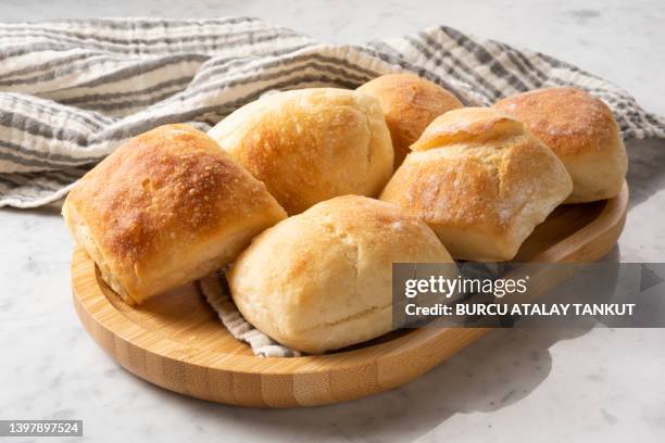 ciabatta bread - roll fotografías e imágenes de stock