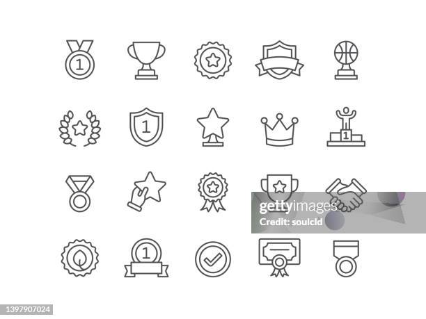 auszeichnungen icons - siegerpodest stock-grafiken, -clipart, -cartoons und -symbole