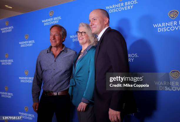 Mike Rowe, Dirty Jobs on Discovery Channel, Kathleen Finch, Chief Content Officer and JB Perrette, CEO and President, Global Streaming and...