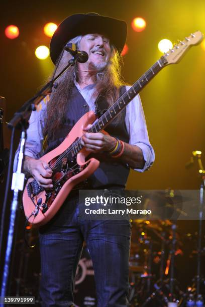 Patrick Simmons of the Doobie Brothers performs at Hard Rock Live! in the Seminole Hard Rock Hotel & Casino on February 24, 2012 in Hollywood,...