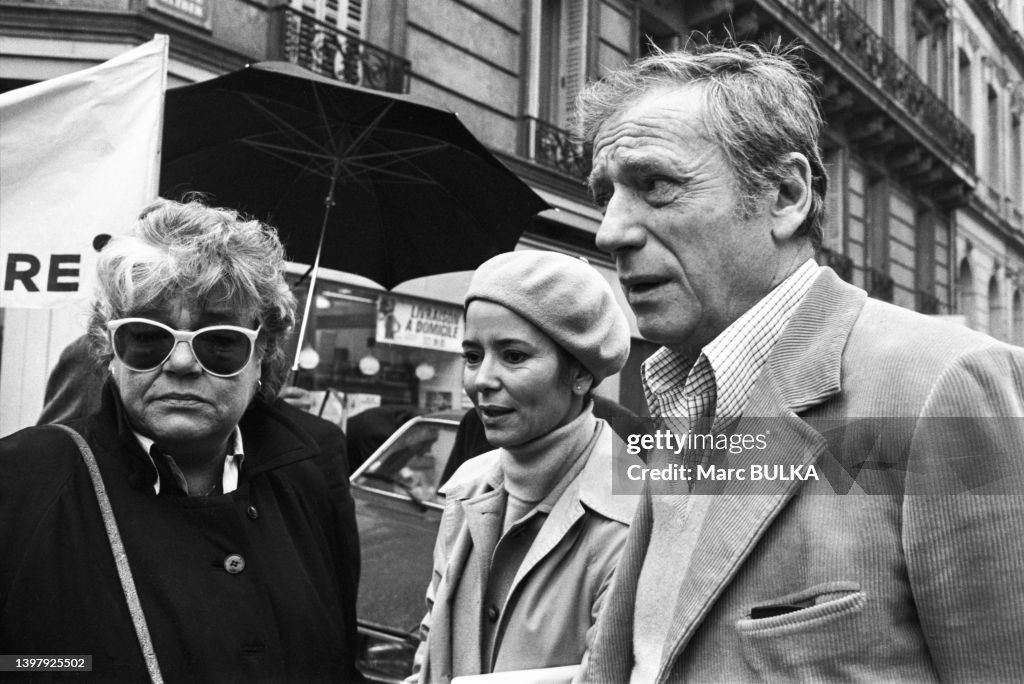 Simone Signoret et Yves Montand