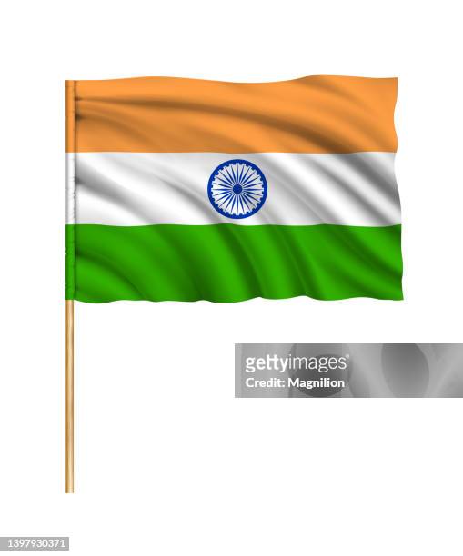 flag of india - indian national flag stock illustrations