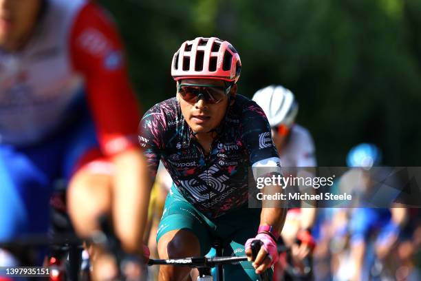 Jonathan Klever Caicedo Cepeda of Ecuador and Team EF Education - Easypost competes during the 105th Giro d'Italia 2022, Stage 11 a 203km stage from...