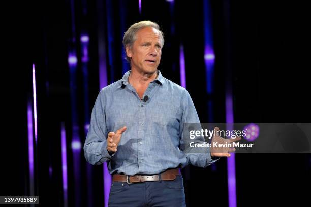 Mike Rowe, Dirty Jobs on Discovery Channel speaks onstage during the Warner Bros. Discovery Upfront 2022 show at The Theater at Madison Square Garden...