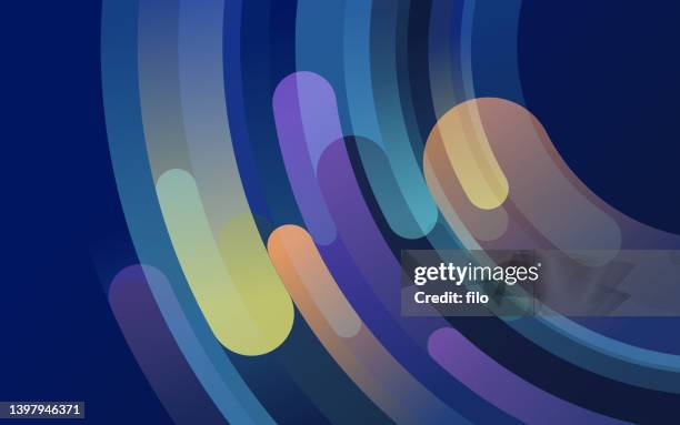 dynamic swirl abstract background pattern - focus concept stock illustrations