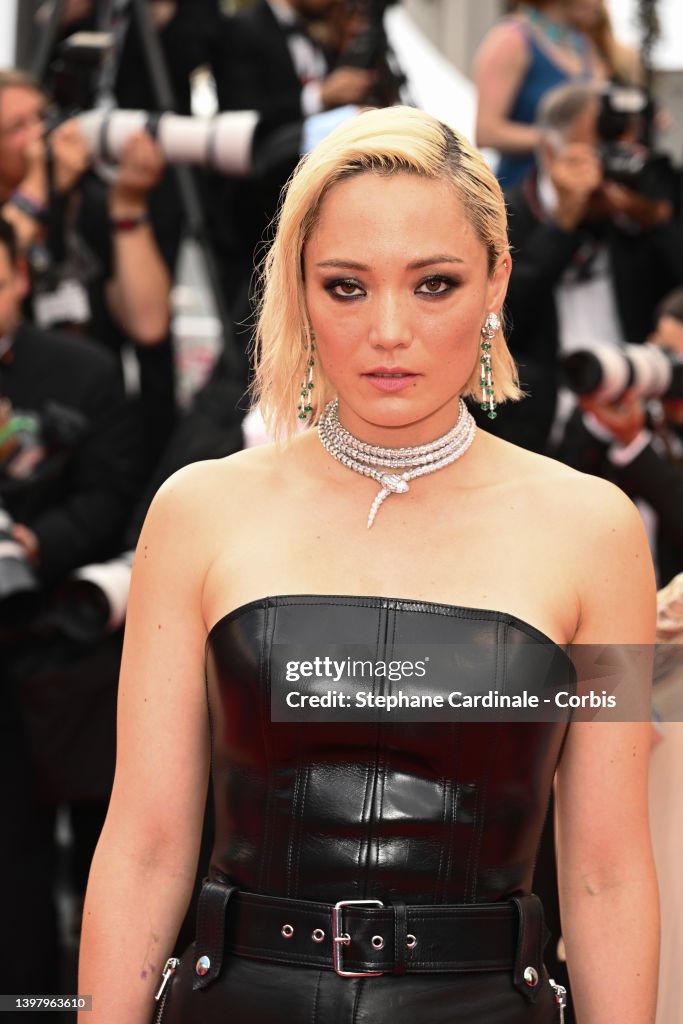 Pom Klementieff attends the screening of "Top Gun: Maverick" during