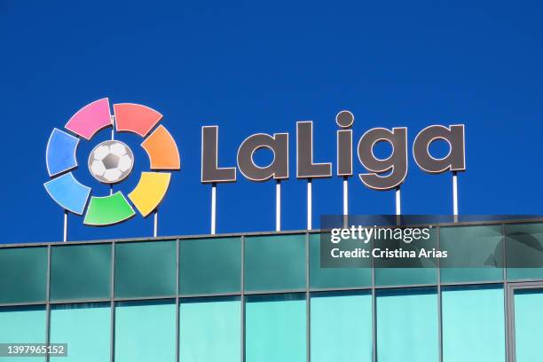 La Liga headquarters on January 28, 2022 in Madrid, Spain.