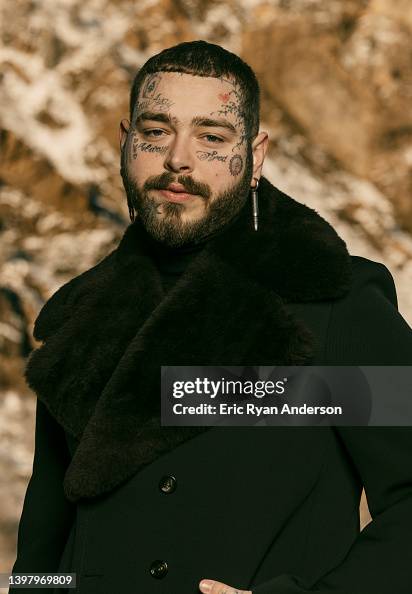American Rapper Post Rapper Post Malone is photographed for Billboard Magazine on December ...