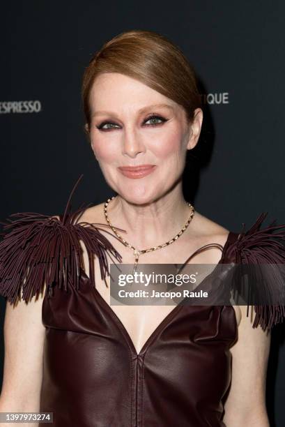 Julianne Moore attends the photocall of "When You Finish Saving The World" during the 75th annual Cannes film festival at L'Espace Miramar on May 18,...