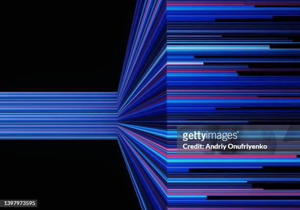 abstract multi colored striped pattern - line drawing activity stock pictures, royalty-free photos & images