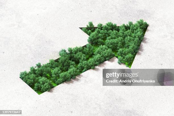 green arrow - climate icon stock pictures, royalty-free photos & images