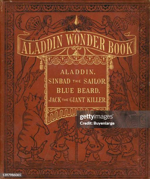 Book Cover to the "Aladdin Wonder Book" by Peter G. Thompson. Artist unknown, 1884