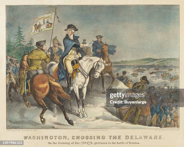 Washington, Crossing the Delaware 1876