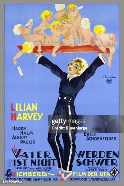 It's Easy to Become a Father is a 1926 German silent comedy film. Artist Joseph Fenneker, 1926