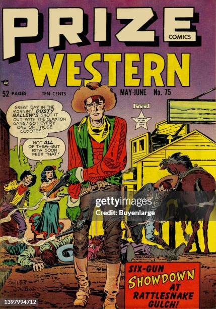 Prize Comics Western . Artist Simon Kirby, 1948