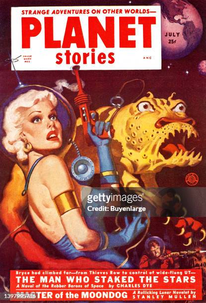 Planet Stories V5#7 . Artist Allen Anderson, 1952