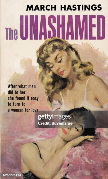 Book cover art to a "pulp" paperback that focused on lesbian or gay love as the subject matter. 1960
