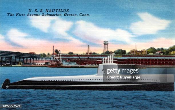 Nautilus, the first atomic submarine, Groton, Conn.