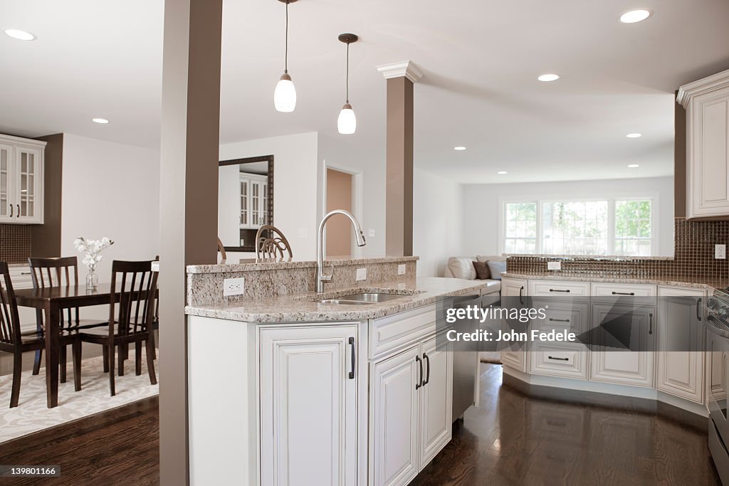 Interior of elegant kitchen