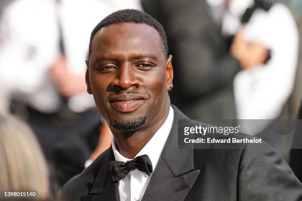 Omar Sy is seen during the 75th annual Cannes film festival at on May 18, 2022 in Cannes, France.
