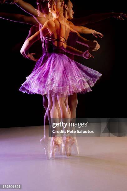 caucasian ballerina dancing on stage - 2011 stage 19 stock pictures, royalty-free photos & images