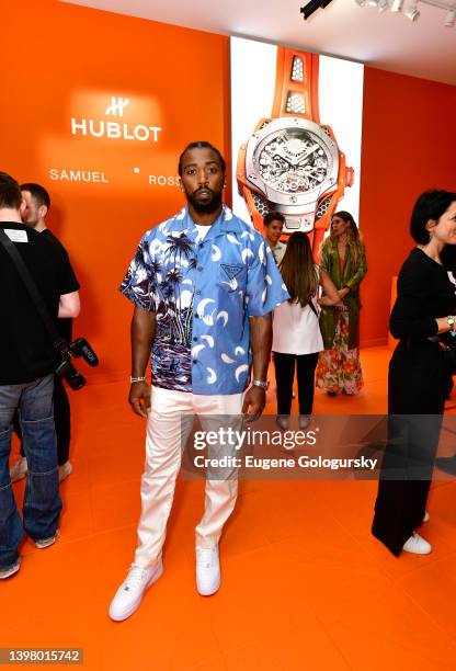 Tyrod Taylor attends the Hublot NYC Pop-Up on May 18, 2022 in New York City.