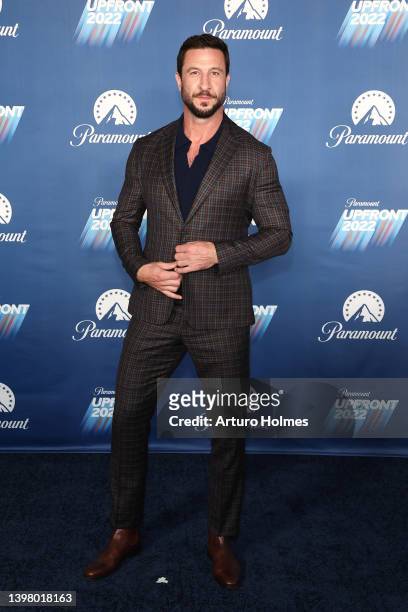 Pablo Schreiber attends the 2022 Paramount Upfront at 666 Madison Avenue on May 18, 2022 in New York City.