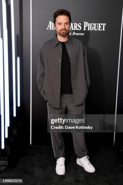 Sebastian Stan attends the 50th Anniversary of Royal Oak hosted by Audemars Piguet on May 18, 2022 in New York City.
