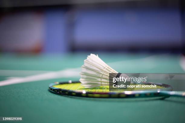 badminton shuttlecock - badminton imagens e fotografias de stock