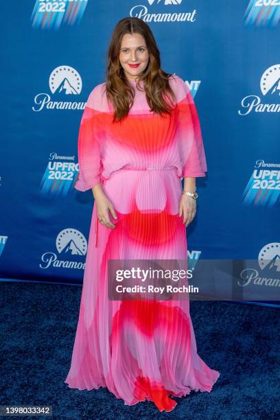 Drew Barrymore attends the 2022 Paramount Upfront at 666 Madison Avenue on May 18, 2022 in New York City.