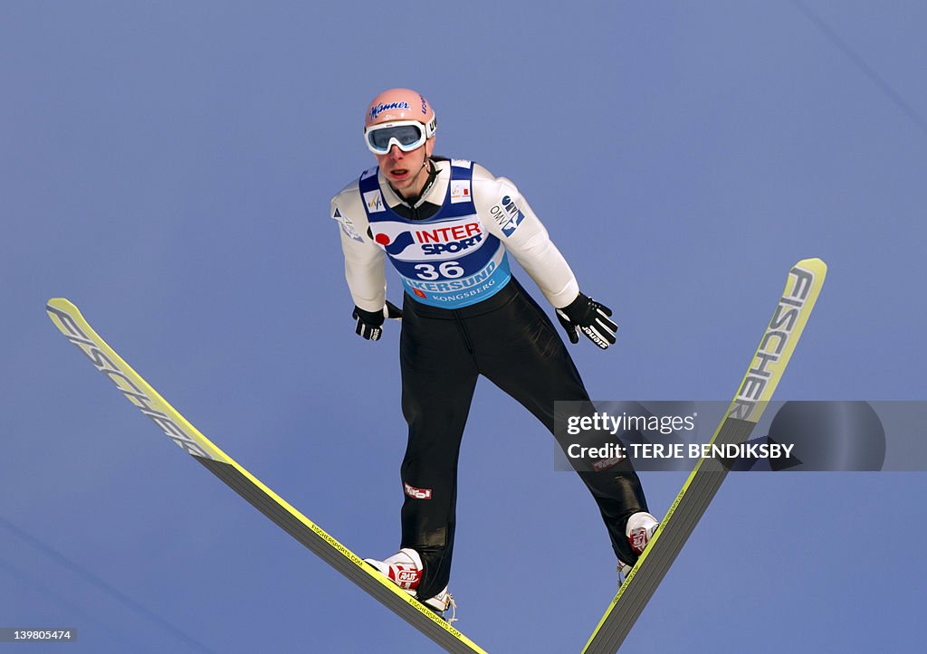 Austria's Martin Koch competes during th