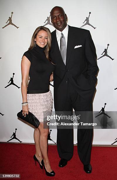 Yvette Prieto and Michael Jordan attend Jordan All-Star With Fabolous 23 at Isleworth Golf & Country Club on February 25, 2012 in Windermere, Florida.