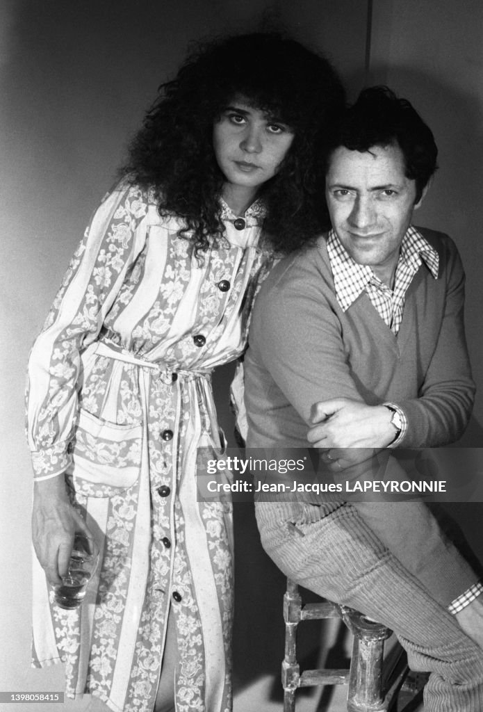 Maria Rivette Portrait de l'actrice Maria Schneider et du réalisateur Jacques... News ...