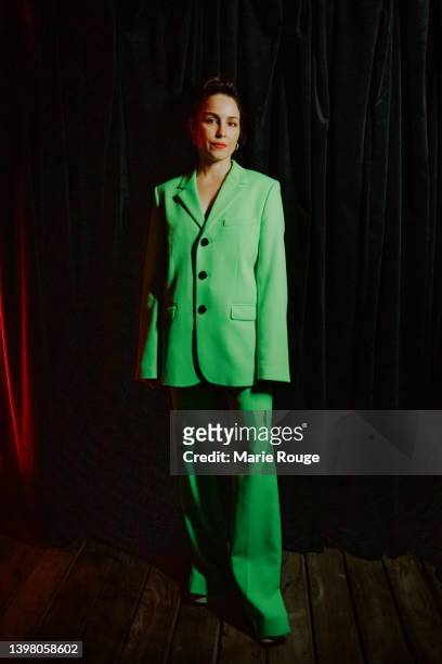 Noomi Rapace attends the ‘ DAMMI, notre sang contre l’amour’ trailer at Unifrance Tent on May 18, 2022 in Cannes, France.