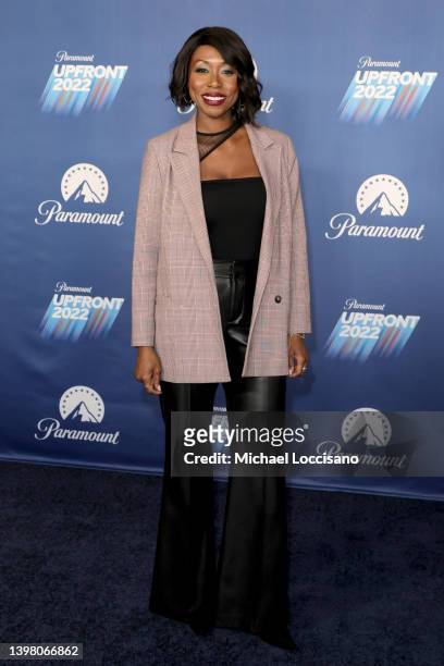 Amanda Warren attends the 2022 Paramount Upfront at 666 Madison Avenue on May 18, 2022 in New York City.