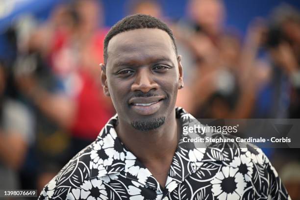 Omar Sy attends the photocall for "Tirailleurs" during the 75th annual Cannes film festival at Palais des Festivals on May 19, 2022 in Cannes, France.
