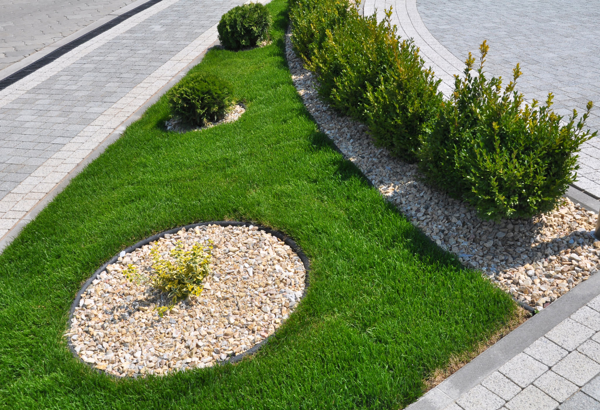 concrete garden edge