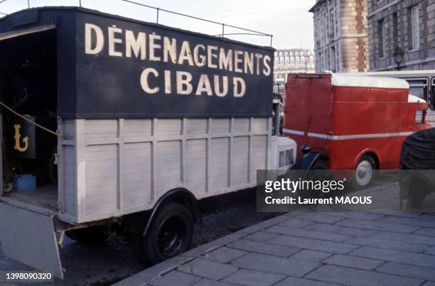 Camion de déménagement "Cibaud", circa 1970.