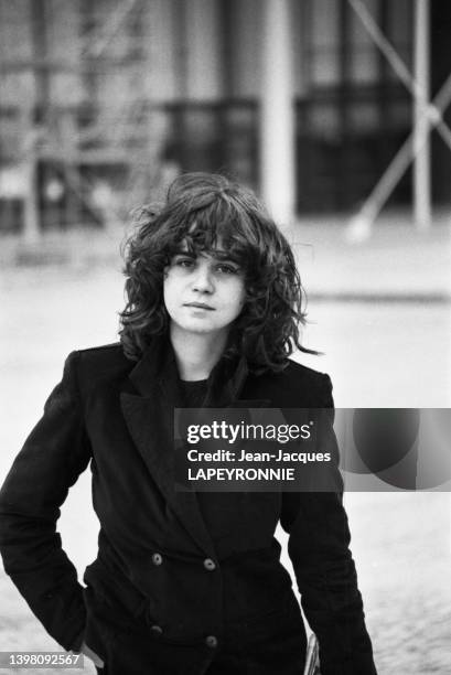 Portrait de l'actrice Maria Schneider, en février 1978.