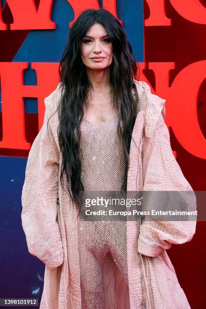 Madame de Rosa during the premiere of the new season of the series 'Stranger Things', on May 18 in Madrid, Spain.