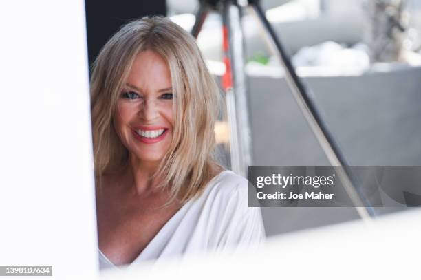 Kylie Minogue is seen during the 75th annual Cannes film festival on May 19, 2022 in Cannes, France.